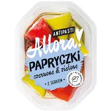 Allora Papryczki czerwone &zielone z serkiem 150g