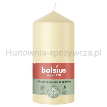 Świeca pieńkowa 120/58 Essentials Owsiany beż