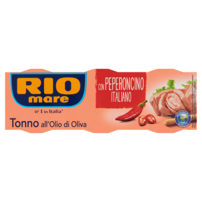 Tuńczyk W Oliwie Z Oliwek Z Papryką Chili 3X80G Rio Mare