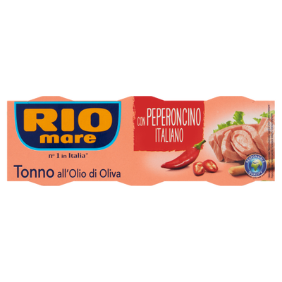 Rio Mare Tuńczyk W Oliwie Z Oliwek Z Papryką Chili 3X80G 