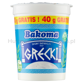 Bakoma Jogurt Naturalny Typ Grecki 370G