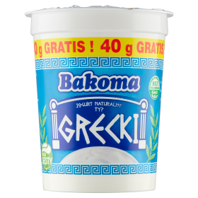 Bakoma Jogurt Naturalny Typ Grecki 370G