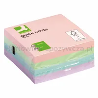 Q-Connect Kostka samoprzylepna 76x76mm, 1x400 kart., pastelowa  - 2