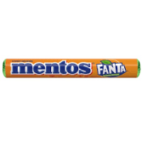 Mentos Cukierki Do Żucia O Smaku Pomarańczowym 37,5G