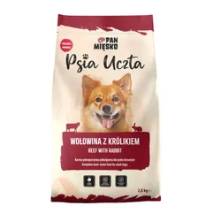Pan Mięsko Psia Uczta Wołowina z królikiem 2,8 kg