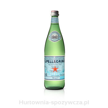 S.Pellegrino Naturalna Woda Mineralna Gazowana 0,75 L