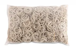 Gumki Recepturki Office Products, Średnica 25Mm, 1,5X1,5Mm, 60% Kauczuku, 1000G, Zgrzewka, Białe