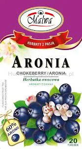 Malwa Herbata Owocowa Aromatyzowana Aronia 20X2G