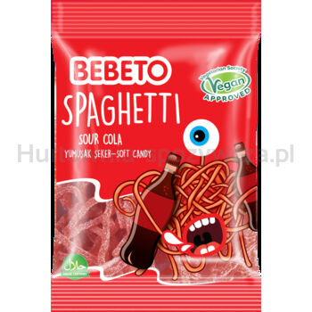 BEBETO ŻELKI SPAGHETTI COLA 80g