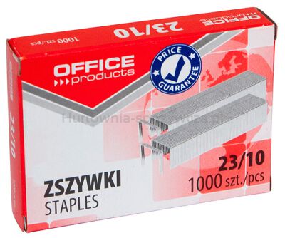 Zszywki OFFICE PRODUCTS, 23/10, 1000szt.