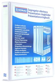 Donau Segregator ofertowy PP, A4/4RD/40, biały 