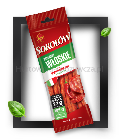 Sokołów Kabanosy Włoskie 100G Gold