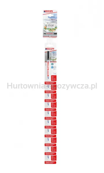 Marker odporny na działanie niskiej temperatury e-8000 EDDING, 10 szt., czarny