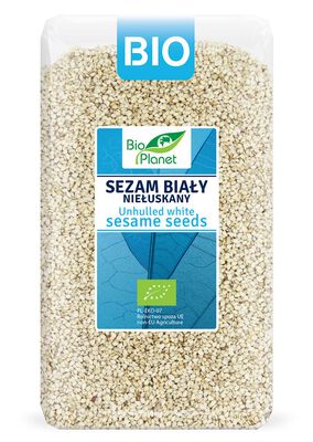 Bio Planet Sezam Biały Niełuskany Bio 1 Kg [BIO]