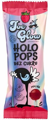 HOLOPOPS lizak kulka bez cukru o smaku mailinowym 8g (SPRZEDAŻ NA OPAKOWANIA ZBIORCZE)