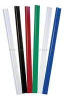 Listwa zaciskająca DONAU, PVC, A4, 10mm, do 100 kartek, niebieska - 2