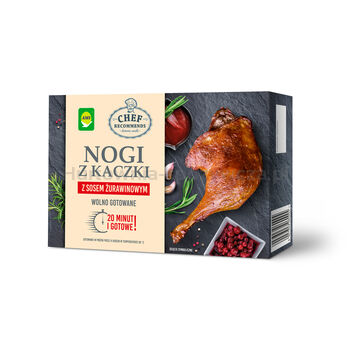 Nogi Z Kaczki Z Sosem Żurawinowym 510 G Wolno Gotowane Chef RecomMends