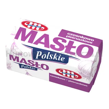 Mlekovita Masło Polskie czosnkowo-pietruszkowe 80g
