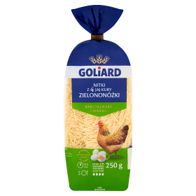 Goliard Makaron Z Jaj Kury Zielononóżki 250 G