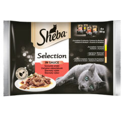 Sheba Selection In Sauce Soczyste Smaki 4X85G