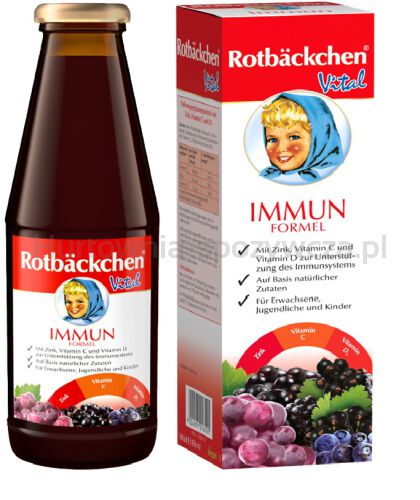 Sok Wieloowocowy Nfc Z Cynkiem, Witaminą C I D3 450 Ml - Rotbackchen [BIO]