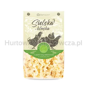 Makaron Bartolini ekologiczny durum 2 jajeczny z jajami od kur zielononóżek fala 250g