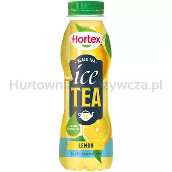 Hortex Ice Tea Napój jabłkowo-cytrynowy z dodatkiem ekstraktu z liści czarnej herbaty butelka Pet 400ml kaucja