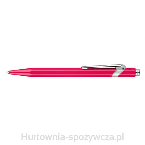 Długopis Caran D'Ache 849 Line Fluo, M, Różowy
