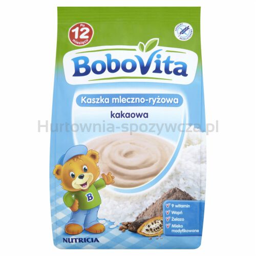 Bobovita Kaszka Mleczno-Ryżowa Kakao Po 12 Miesiącu 230 G