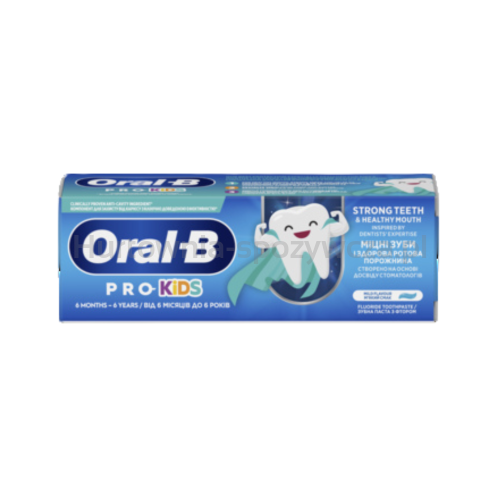 Oral-B Pro Kids Pasta do zębów, 0-6 lat 50 ml