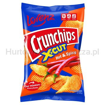 Crunchips X-Cut Hot  Spicy 140G