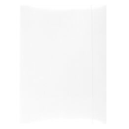 Office Products Teczka z gumką, karton, A4, 300gsm, 3-skrz., biała 