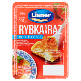 Lisner Rybka Na Raz Po Grecku 100G