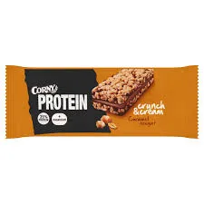 Corny proteinowa kanapka Crunch & Cream o smaku karmelu i nugatu 35g