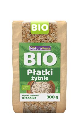 Płatki Żytnie Bio 300 G - Naturavena [BIO]