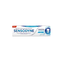 Sensodyne Odbudowa I Ochrona Pasta Z Fluorem Do Nadwrażliwych Zębów, Wyrób Medyczny, Utwardzająca Szkliwo O Smaku Miętowym, 75 Ml