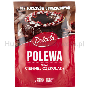 Delecta Polewa Smak Ciemnej Czekolady Twarda 100G 