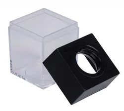 Pojemnik magnetyczny na spinacze OFFICE PRODUCTS, prostokątny, pusty, transparentny