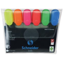 Zestaw Zakreślaczy Schneider Job 1-5 Mm 6 Szt Miks Kolorów