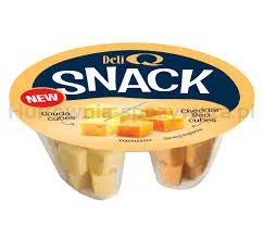 DeliQ Snack Gouda Kostki/ Cheddar Red Kostki 100G