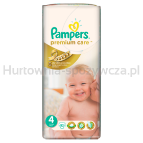 Pampers Pieluchy Premium Care, Rozmiar 4 (9-14 Kg), 52 Pieluchy