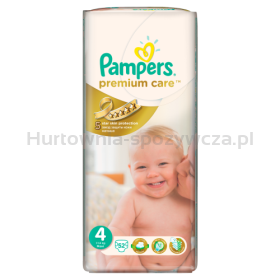 Pampers Pieluchy Premium Care, Rozmiar 4 (9-14 Kg), 52 Pieluchy