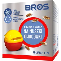 Bros - pułapka na muszki owocówki z płynem 15ml