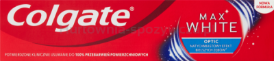 Colgate Pasta Do Zębów Max White Optic Wybielajaca 75 Ml