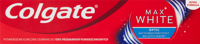 Colgate Pasta Do Zębów Max White Optic Wybielajaca 75 Ml