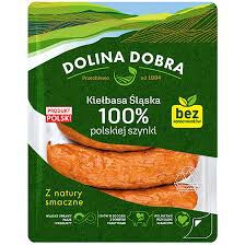 Dolina Dobra Śląska Kiełbasa 100% Polskiej Szynki 375 G