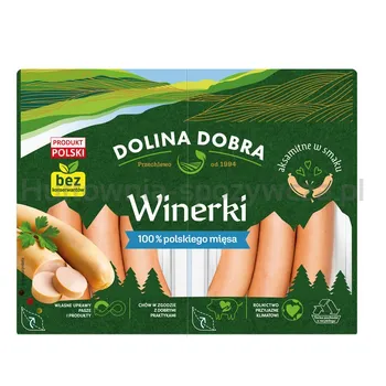 Winerki 100% polskiego mięsa 160 g Dolina Dobra