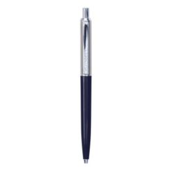 Długopis Automatyczny Q-Connect Prestige, 0,7Mm, Niebiesko/Srebrny, Wkład Niebieski