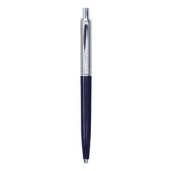 Q-Connect Długopis Automatyczny Prestige, 0,7Mm, Niebiesko/Srebrny, Wkład Niebieski 