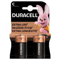 Baterie Alkaliczne Duracell Typ C 2Szt.